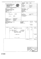 [Dorchester Int'l FF invoice from Namelex Limited]