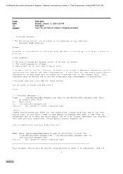 [Letter from Rofle Mark regarding letter of credit from Blom bank]