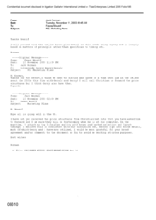 [Email from Norman Jack to Mounif Fawaz regarding Marketing Plans]