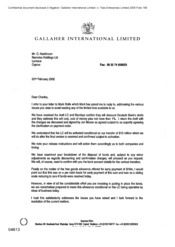 [Letter from Norman Jack to C Hadkinson regarding cost discount from LC and Barclays]