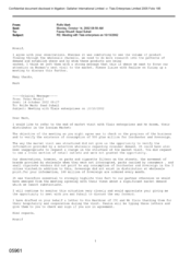 [Email from Mark Rolfe to Mounif Fawaz, Sad Suhail regarding meeting with Tlais enterprises]