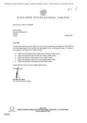 [Letter from Norman BS Jack to M Clarke regarding payments]