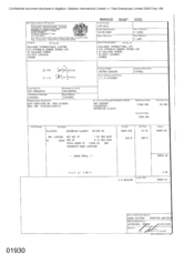 [Invoice from Gallaher International Limited by Irene Matthew]