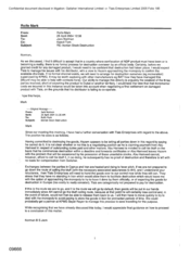 [Email from Mark Rolfe to Norman Jack regarding Iranian Stock Destruction]