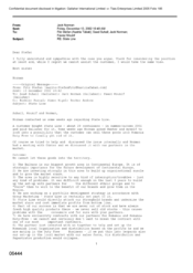 [Email from Norman Jack to Stefan Fitz, Suhail Saad, Norman Jack and Mounif Fawaz Regarding the State Line]