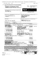 [An Invoice from Gallaher International Limited to Blom Bank Sal regarding mastercases of Sovereign Classic Global FF cigarettes]