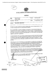 Gallaher International[Memo from Norman Jack to Nigel Simon regarding the correct trading brands]