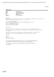 [Email from Peter Redshaw to Jeff Jeffery regarding the split between sovereign and Raquel cigarettes]