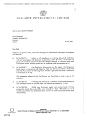 [Letter from Norman B S Jack to Mr F Nammour regarding subject to LC report]