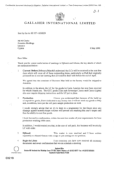 [Letter from Norman BS Jack to M Clarke regarding key details of series of meetings held in Djibouti and Athens]