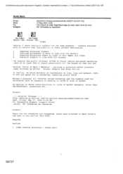 [Email from Stewart Hainsworth to Tom Keevil, Nigel Northridge and Mark Rolfe regarding schedules as requested]