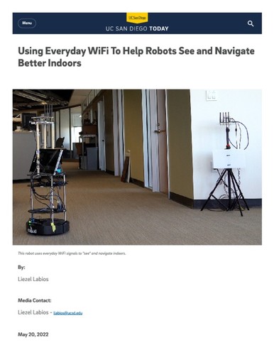 Using Everyday WiFi To Help Robots See and Navigate Better Indoors