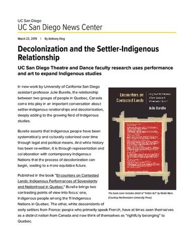 Decolonization and the Settler-Indigenous Relationship