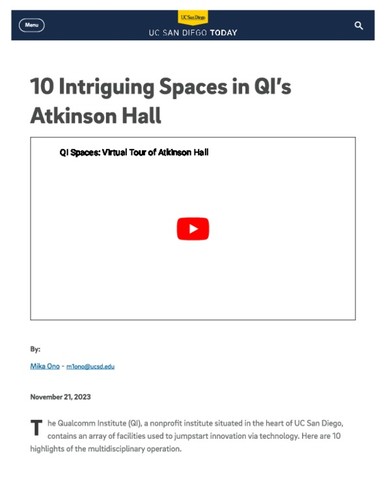 10 Intriguing Spaces in QI's Atkinson Hall