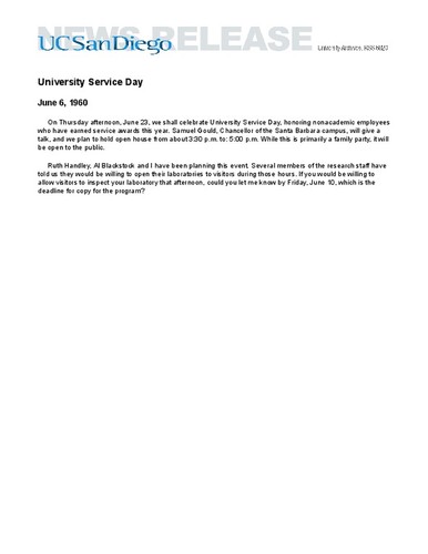 University Service Day