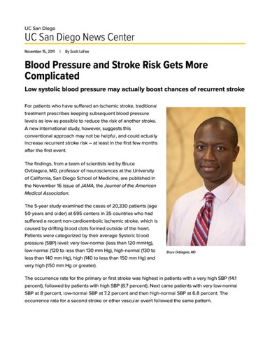 Blood Pressure and Stroke Risk Gets More Complicated