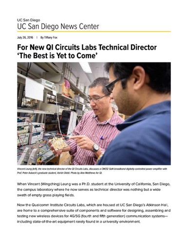 For New QI Circuits Labs Technical Director ‘The Best is Yet to Come’