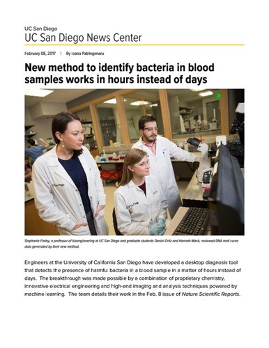 New method to identify bacteria in blood samples works in hours instead of days