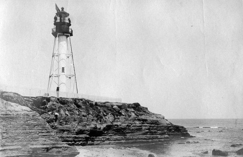 The Point Loma Lighthouse, located in San Diego, California. July 25, 1906
