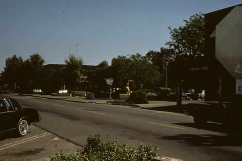 Downtown Davis, looking northeast on G Street