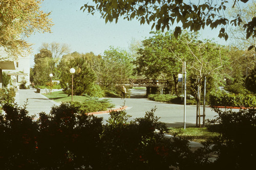 Bridge over bicycle underpass