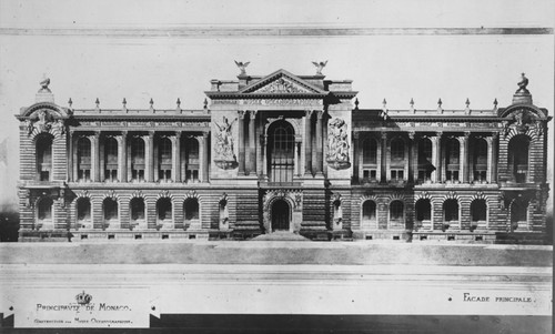 Oceanographic Museum of Monaco, front facade