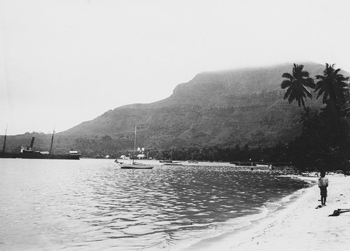 U.S. Fish Commission steamer Albatross (on left) during the Albatross Expedition