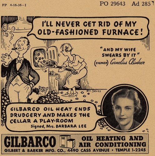 Gilbert and Baker advertisement