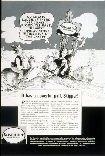 Standard Oil Company - Essomarine advertisement