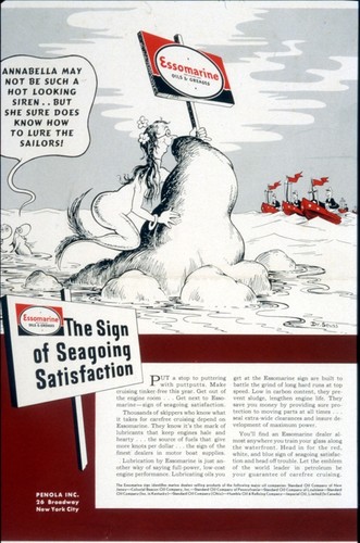 Standard Oil Company - Essomarine advertisement