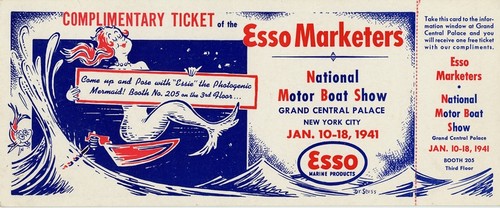 Standard Oil Company - Essomarine advertisement