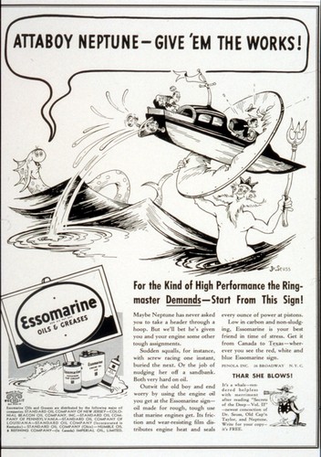 Standard Oil Company - Essomarine advertisement