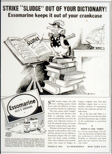 Standard Oil Company - Essomarine advertisement