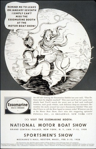 Standard Oil Company - Essomarine advertisement