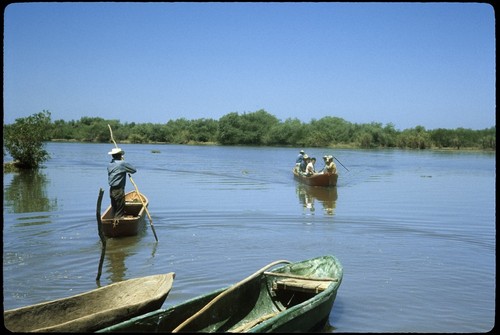 La Batanga, the "corrida" boat from Mexcaltitán