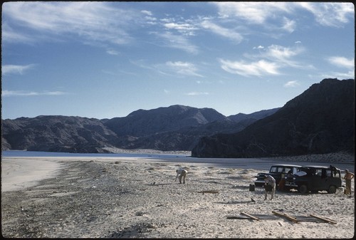 Camp site at Puerto de San Francisquito