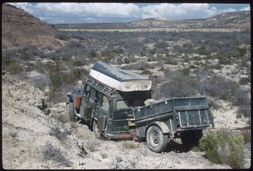 Bad road near Punta Canoas