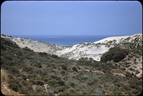 Sand dunes at Cantamar between Tijuana and Ensenada