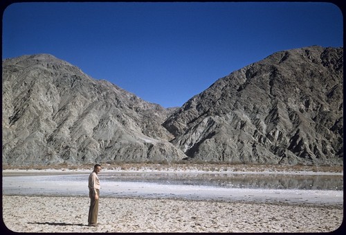Homer Aschmann near Laguna Salada and Cucapá Mountains