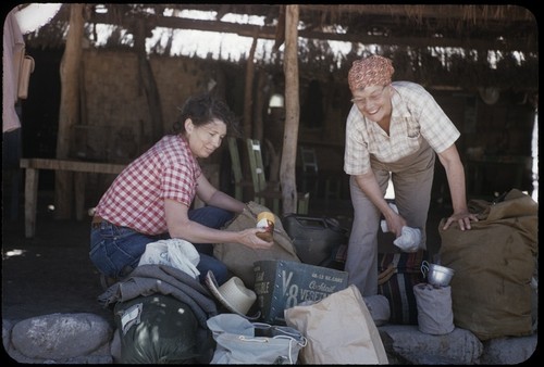 Annetta Carter, left, and Roxie Ferris at Rancho Viejo