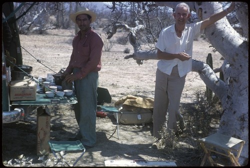 Faustino Pérez and Ches Wood, 6 miles north of Punta Prieta