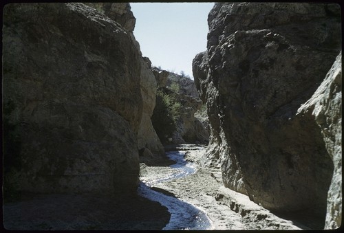 Narrows in Arroyo Jacajel