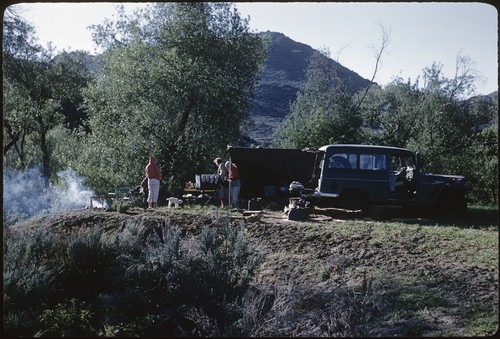 Camp site at Rancho Tepí