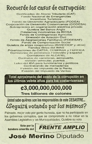 Recuerde los casos de corrupción