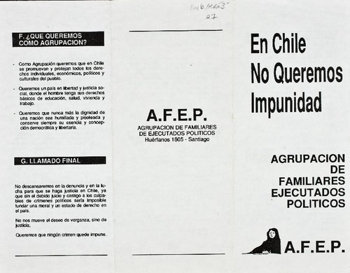 En Chile no quermos impunidad