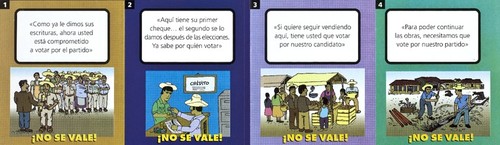 ¡Le quieren comprar su voto - so se vale!