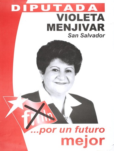 Diputada Violeta Menjívar, San Salvador