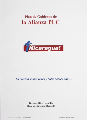 Plan de Gobierno de la Alianza PLC