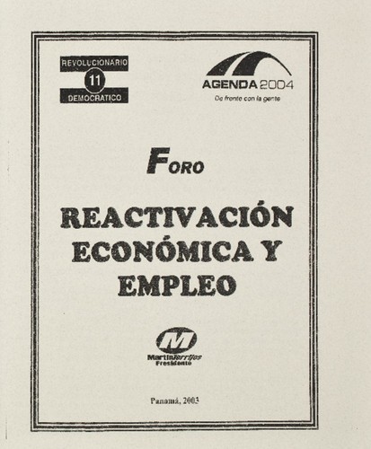 Foro reactivación económica y empleo