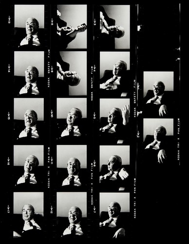 Leo Szilard at Memorial Hospital, New York: contact sheet - 5